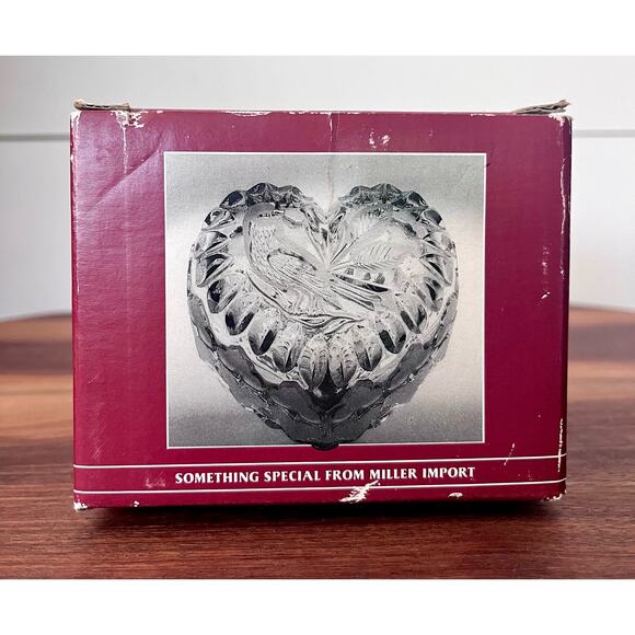 Hofbauer The Byrdes Collection Heart Box 1416 Leaded Crystal Trinket Box NIB - Picture 15 of 15